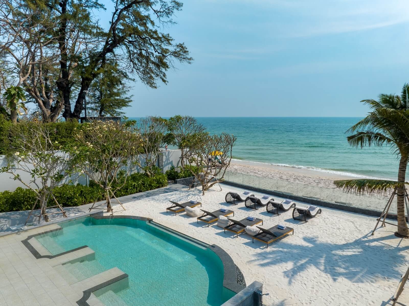 Beach access with private pool at InterContinental Hua Hin
